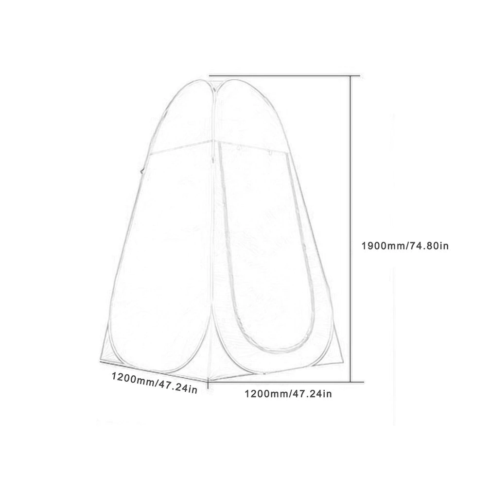 Cheap Goat Tents Windproof Quick Opening Outdoor Bathing Shower Tent Fishing Bathing Mobile Toilet Douche Camping Tent Beach Shower Colored Tents 